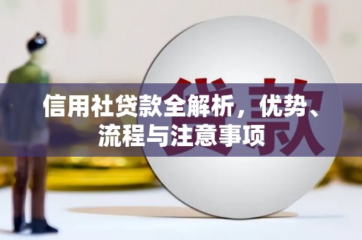 贵定信用社贷款全解析，优势、流程与注意事项